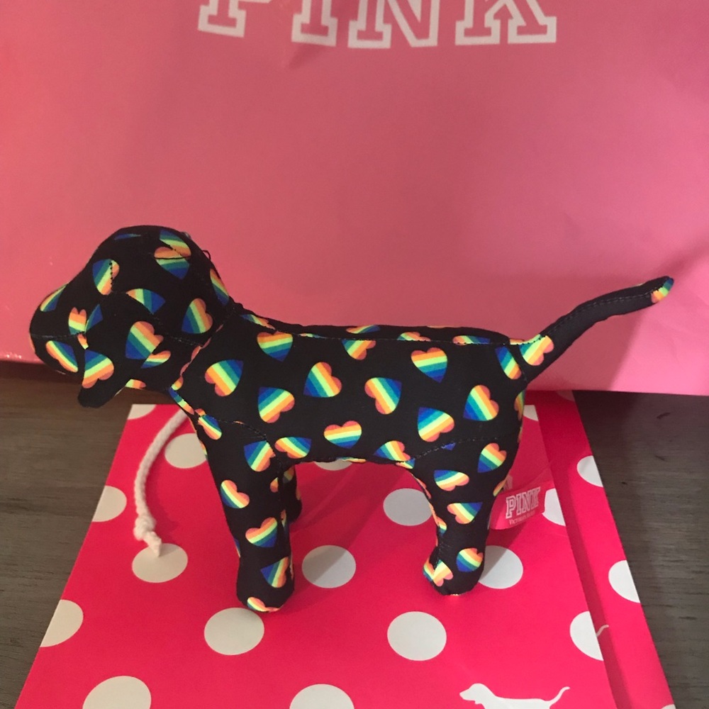 Victoria Secret Pink mini Pride dog 🌈